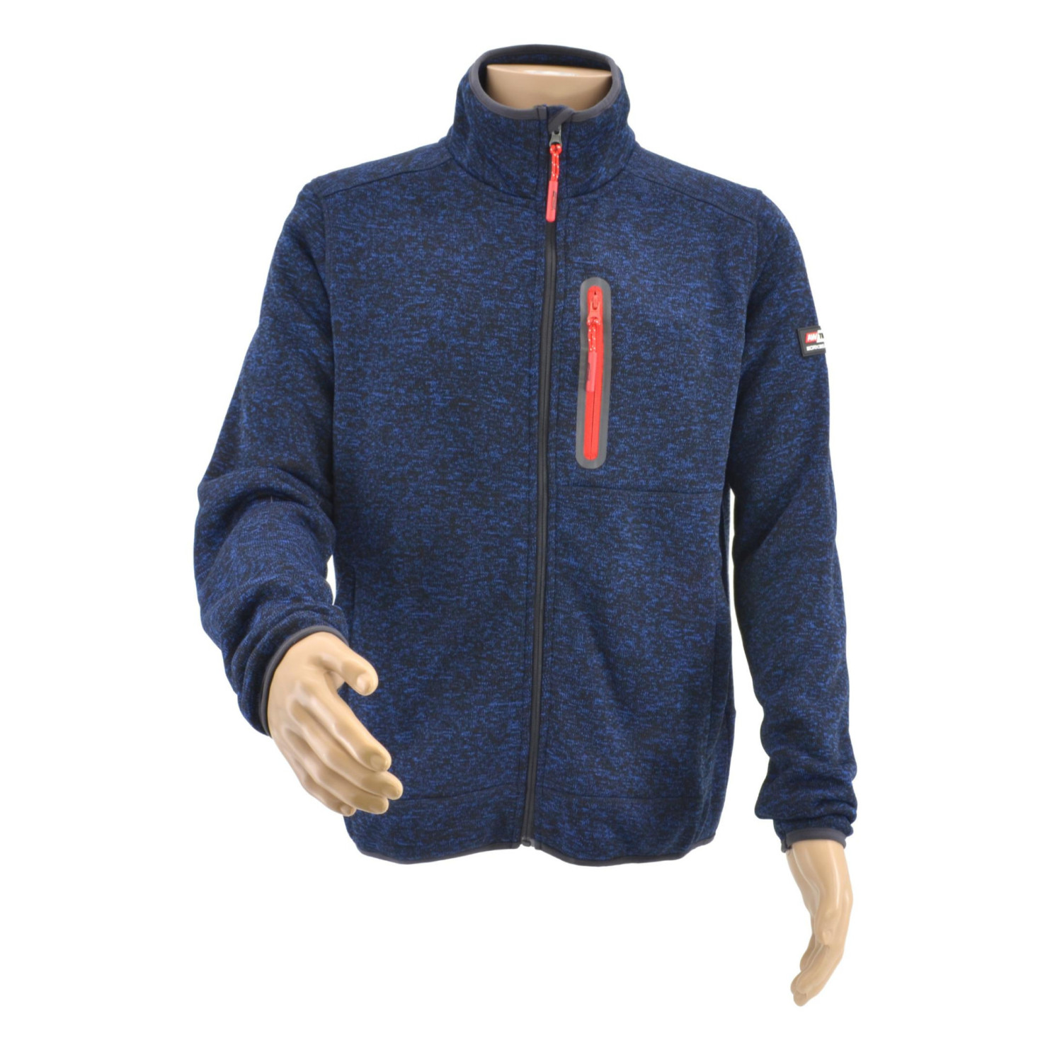 WORK FULL-ZIP FLEECE SWEATSHIRT T2 NAVY BLUE/ S