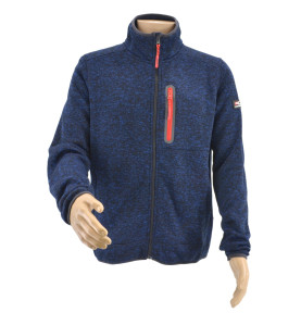 WORK FULL-ZIP FLEECE SWEATSHIRT T2 NAVY BLUE/ S