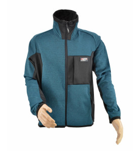 WORK FULL-ZIP FLEECE SWEATSHIRT T5/ PETROL/ 2XL