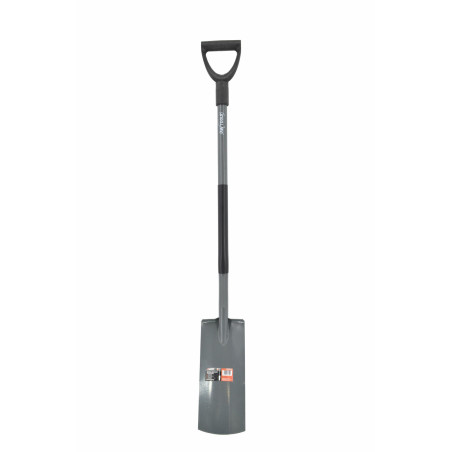 STEEL DRAINAGE SPADE WITH D-GRIP 16x36cm