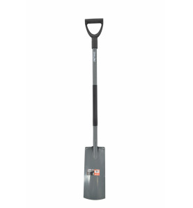 STEEL DRAINAGE SPADE WITH D-GRIP 16x36cm