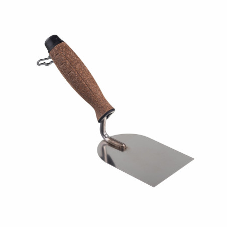 STAINLESS STEEL MARGIN TROWEL 80mm/ CORK HANDLE