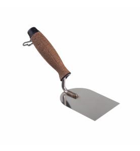 STAINLESS STEEL MARGIN TROWEL 80mm/ CORK HANDLE