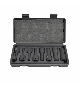 HEX IMPACT SOCKET BIT SET 1/2" 6-19mm 8pcs