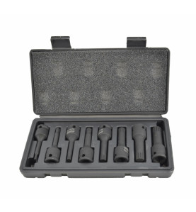 1/2" SPLINE IMPACT SOCKET BIT SET M5-M18 8pcs