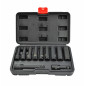ZESTAW NASADEK UDAROWYCH 1/2" DŁUGIE 8-21mm 11cz. BLACK LINE