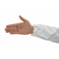 DISPOSABLE COVERALL w/ INTEGRATED HOOD/ XL