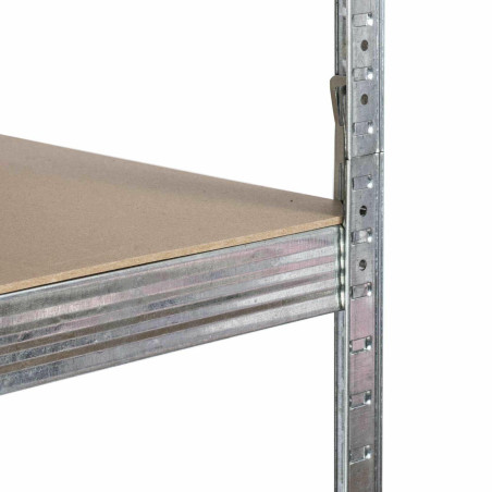 6-TIER SCREWLESS SHELVING UNIT 200x90x40cm 300kg