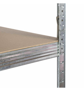 REGAŁ 6 PÓŁEK 225x90x50 NOŚNOŚĆ 300kg / 6.0mm - WCISKANY SZYBKI MONTAŻ