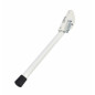 WHITE SMALL KICK DOWN DOOR STOPPER 14x210mm