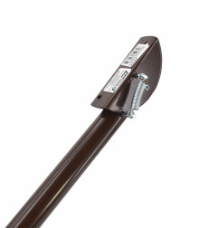 BROWN LARGE KICK DOWN DOOR STOPPER 25x250mm