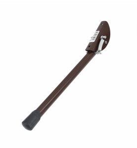 BROWN LARGE KICK DOWN DOOR STOPPER 25x300mm