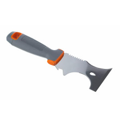 STAINLESS STEEL DRYWALL MULTI-FUNCTION PUTTY KNIFE/ BLACK LINE