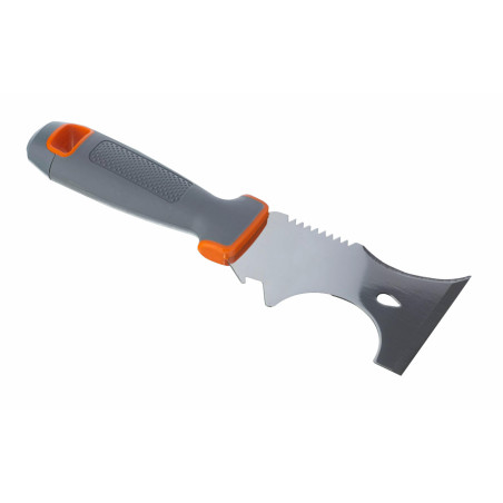 STAINLESS STEEL DRYWALL MULTI-FUNCTION PUTTY KNIFE/ BLACK LINE