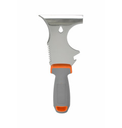 STAINLESS STEEL DRYWALL MULTI-FUNCTION PUTTY KNIFE/ BLACK LINE