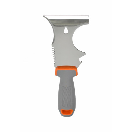 STAINLESS STEEL DRYWALL MULTI-FUNCTION PUTTY KNIFE/ BLACK LINE