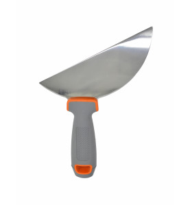 STAINLESS STEEL DRYWALL CLIPPED PUTTY KNIFE/ BLACK LINE