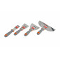 STAINLESS STEEL DRYWALL FLEX PUTTY KNIFE 60mm/ BLACK LINE