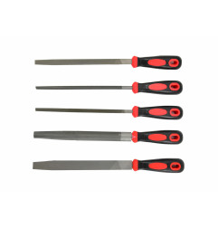 DOUBLE-CUT METAL FILE SET 5pcs