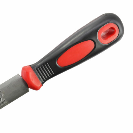 DOUBLE-CUT TRIANGULAR METAL FILE 200mm