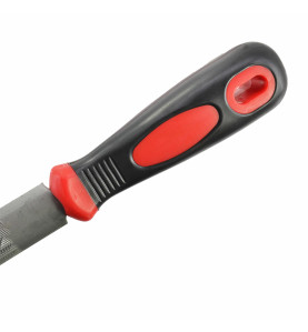 DOUBLE-CUT TRIANGULAR METAL FILE 200mm