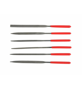 METAL NEEDLE FILE SET 6pcs 3x140x65mm