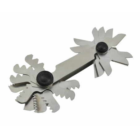 SPRAWDZIAN GRZEBIENIOWY DO GWINTÓW METRYCZNYCH 60° 24 SZABLONY 0,25 - 6,0mm