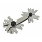 SCREW PITCH GAUGE/ 24 BLADES/ METRIC THREAD 60° 0.25-6.0mm