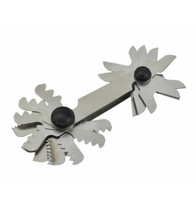 SPRAWDZIAN GRZEBIENIOWY DO GWINTÓW METRYCZNYCH 60° 24 SZABLONY 0,25 - 6,0mm