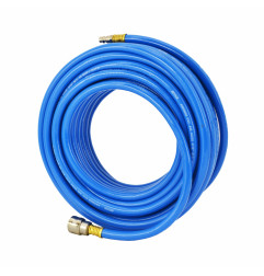 PVC AIR HOSE 8mm x 15m w/ QUICK CONNECT COUPLERS