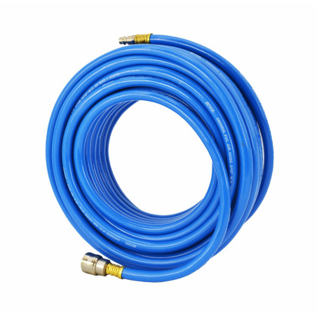 PVC AIR HOSE 8mm x 15m w/ QUICK CONNECT COUPLERS