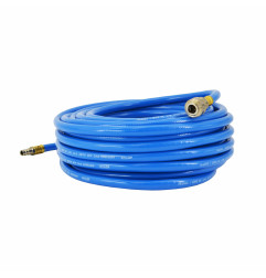 PVC AIR HOSE 8mm x 15m w/ QUICK CONNECT COUPLERS