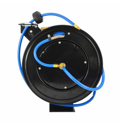 AUTO RETRACTABLE AIR HOSE REEL 10x16mm x 20m/ STEEL BODY