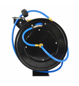 AUTO RETRACTABLE AIR HOSE REEL 10x16mm x 20m/ STEEL BODY