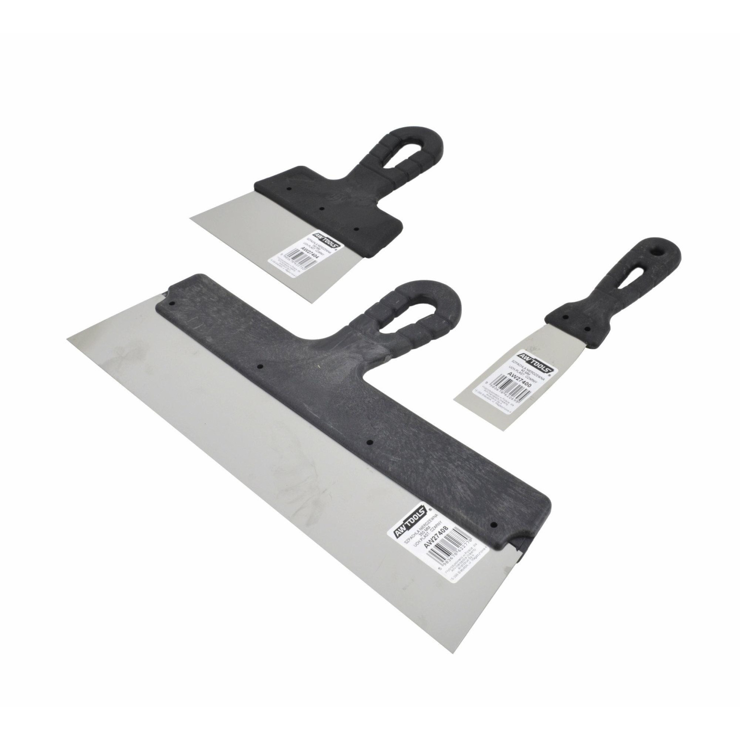 STAINLESS STEEL PUTTY KNIFE 250mm/ PVC HANDLE