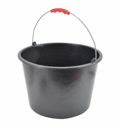 CONSTRUCTION BUCKET 16L/ METAL HANDLE & PLASTIC GRIP