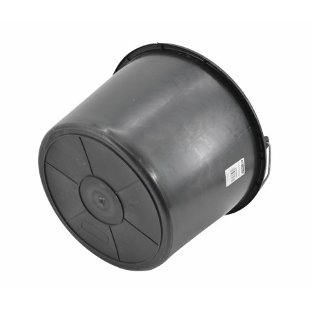 CONSTRUCTION BUCKET 16L/ METAL HANDLE & PLASTIC GRIP