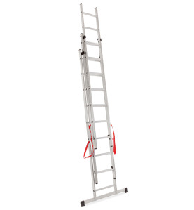 ALUMINIUM TRIPLE EXTENSION MULTI-PURPOSE LADDER BASIC 3x10 150KG