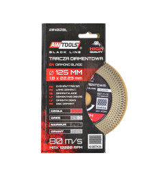 TARCZA DIAMENTOWA 125mmx1,9x22,2 TURBO BLACK LINE