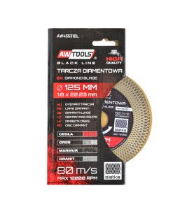 TURBO DIAMOND BLADE 125x1.9x22.2mm