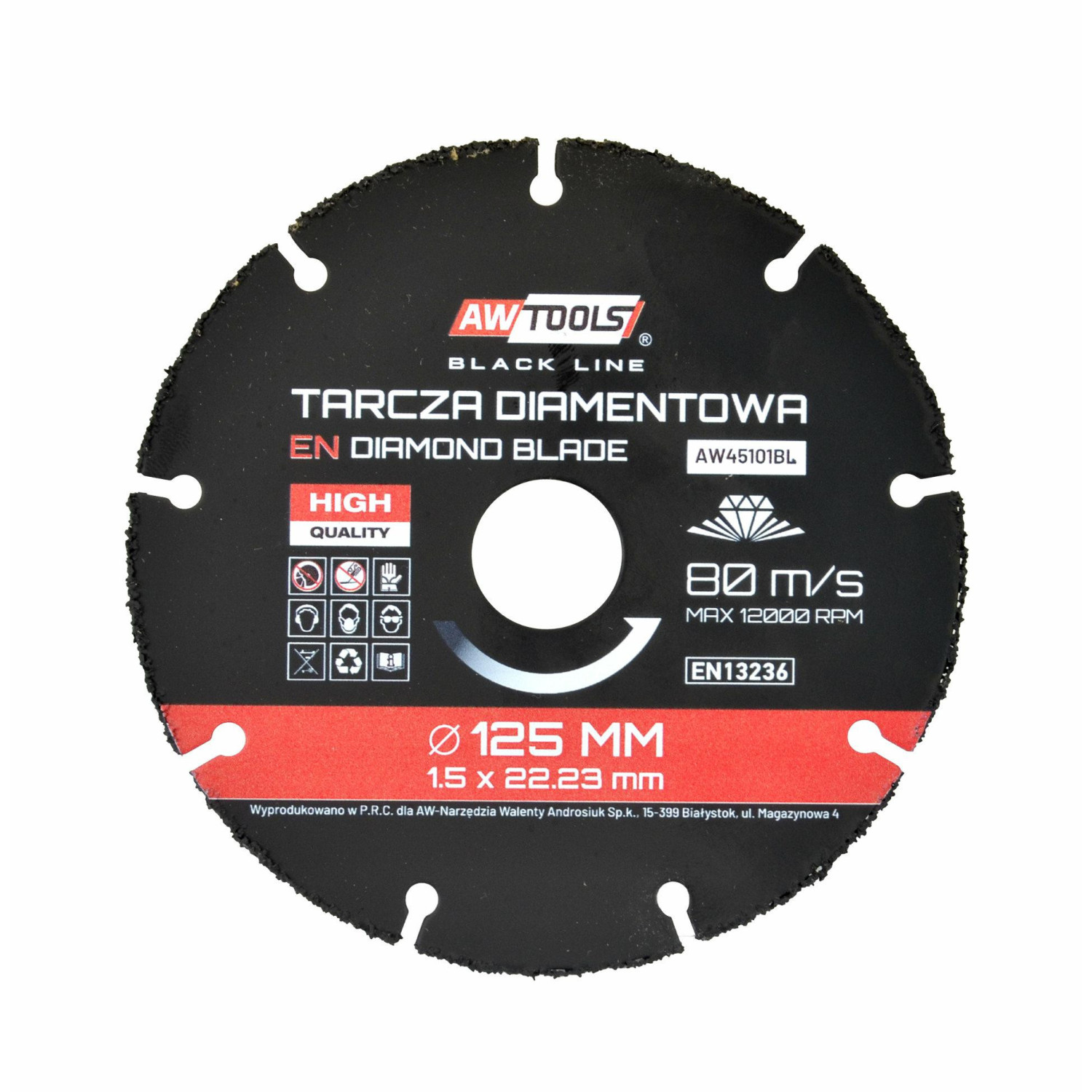 TARCZA UNIWERSALNA 125mm