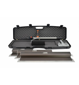DRYWALL SKIMMING BLADE SET 7pcs/ TRANSPORT CASE/ BLACK LINE