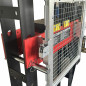 AIR-POWERED/ PNEUMATIC-HYDRAULIC WORKSHOP PRESS 50T w/ GAUGE & SAFETY GUARD