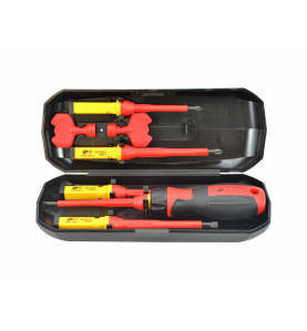 VDE-INSULATED SCREWDRIVER SET 1000V 8pcs