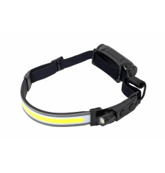 5-MODE RECHARGEABLE LED HEADLAMP w/ PIR SENSOR LIGHTBAR 700LM BLACK LINE