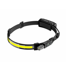 LATARKA CZOŁOWA BRIGHTBAR LED Z CZUJNIKIEM RUCHU BLACK LINE