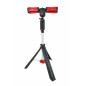 RECHARGEABLE TWIN LED WORK LIGHT w/ TRIPOD STAND 600LM BLACK LINE