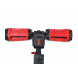 RECHARGEABLE TWIN LED WORK LIGHT w/ TRIPOD STAND 600LM BLACK LINE