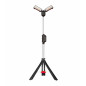 RECHARGEABLE TWIN LED WORK LIGHT w/ TRIPOD STAND 600LM BLACK LINE