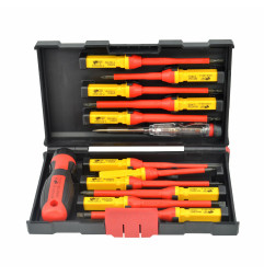 VDE-INSULATED SCREWDRIVER SET 1000V 13pcs